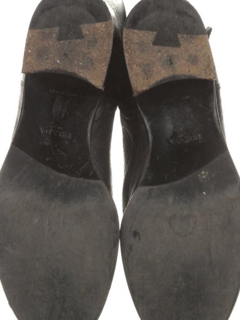 Vintage Prada Women's Black Riding Boots - size 8 - Picture 4 of 5